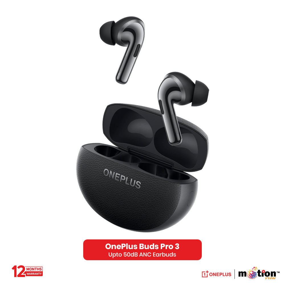 OnePlus Buds Pro 3 Upto 50dB ANC TWS Bluetooth Earbuds - Black
