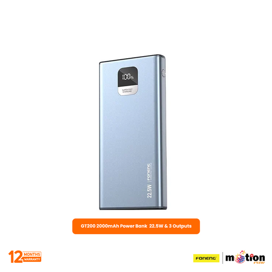 Foneng GT100 10000mAh 22.5W & 3 OUTPUTS Power Bank - Default Title