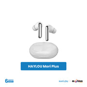 HAYLOU Mori Plus TWS Earbuds (Free Case) - White