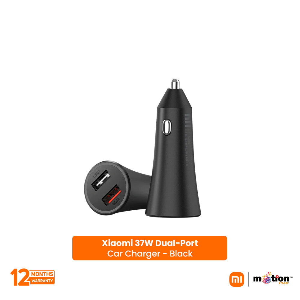 Xiaomi 37W Dual-Port Car Charger - Black - Default Title