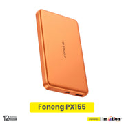 Foneng PX155 5000mAh Wireless Power Bank - Orange