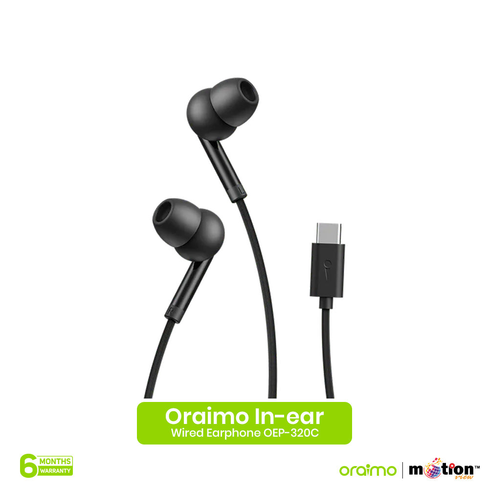 Oraimo In-ear Wired Earphone (OEP-320C) - White