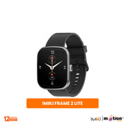 IMIKI Frame 2 Lite 2.5D ultra-thin Screen BT Calling Smart Watch - Black