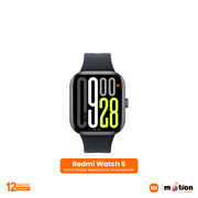 Redmi Watch 5 2.07inch AMOLED With 5ATM Water Resistance Smart Watch- Black - Default Title