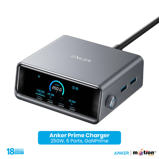 Anker Prime Charger (250W, 6 Ports, GaNPrime) - Default Title