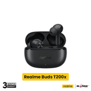 Realme T200x 25dB ANC With 12.4mm True Wireless Earbuds- Black - Default Title