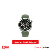 OnePlus Watch 3 BT 46mm Calling 1.5" AMOLED 2200 nits 5ATM With 32GB/2GB RAM & Wear OS SmartWatch - Green