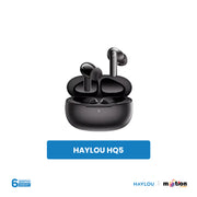 Haylou HQ5 Bluetooth 6.0 With (ANC & ENC) True Wireless Earphones - Black