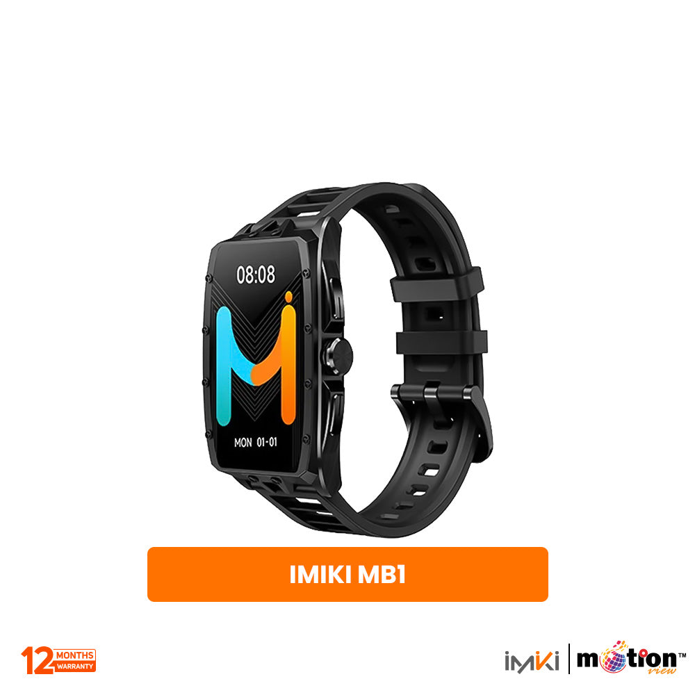 IMIKI MB1 1.64" AMOLED BT-calling Smart Watch with 1ATM Water Resistance - Default Title