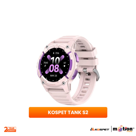 KOSPET TANK S2 1.32" AMOLED Smart Watch With 5ATM Waterproof - Default Title