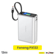 Foneng PX132 20000mAh Power Bank - Silver