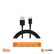 Xiaomi Braided Cable USB Type A to Type-C (1M) - Black