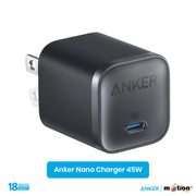 Anker Nano Charger (45W)- Black - Black