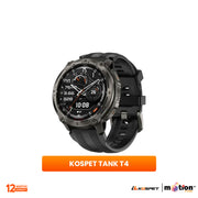 KOSPET TANK T4 Smartwatch with 10 ATM - Black