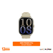 IMIKI Frame 2 Pro BT Calling Smartwatch - Titanium+ Beige