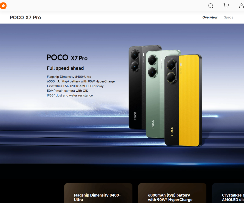 POCO X7 Pro - Black